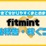 【プレイしてみた】fitmint収益データ公開します【原資回収まで70日かかります】